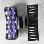 18517 skull hair gothic clip 1
