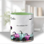 18527 gothic halloween girl purple rose mug 2