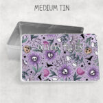 18530 personalised skull flower gothic tin 1