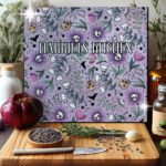 18532 personalised skull flower gothic chopping board 3