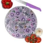 18533 personalised skull flower gothic chopping board 1