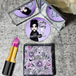 18534 personalised skull flower gothic mirror 2