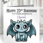 18536 personalised green kawaii gargoyle card 1