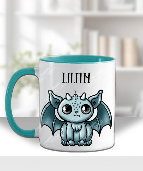 18537 personalised green kawaii gargoyle gothic mug 1