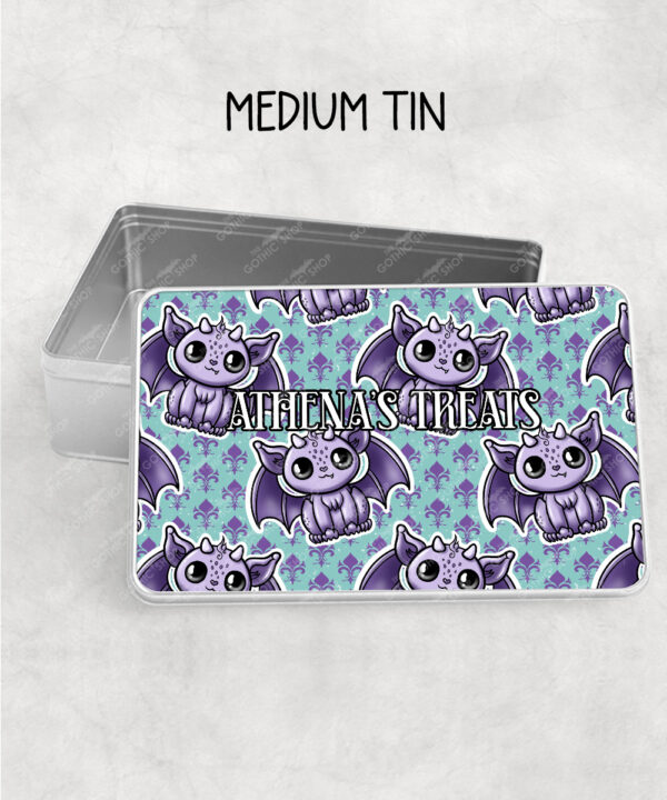18542 personalised kawaii gargoyle gothic tin 1
