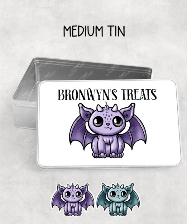 18543 personalised kawaii gargoyle gothic tin 1