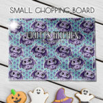 18549 personalised kawaii gargoyle gothic chopping board 3