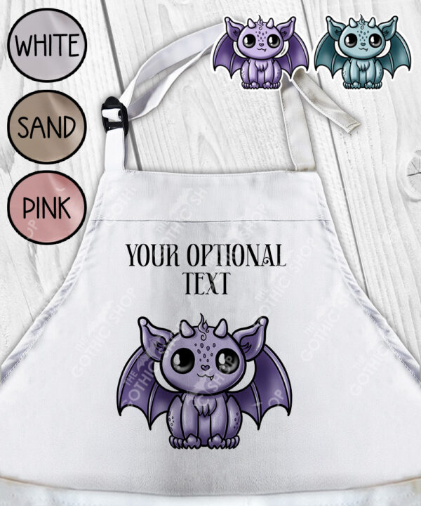 18552 personalised kawaii gargoyle gothic apron 1
