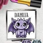18554 personalised kawaii gargoyle gothic mirror 1