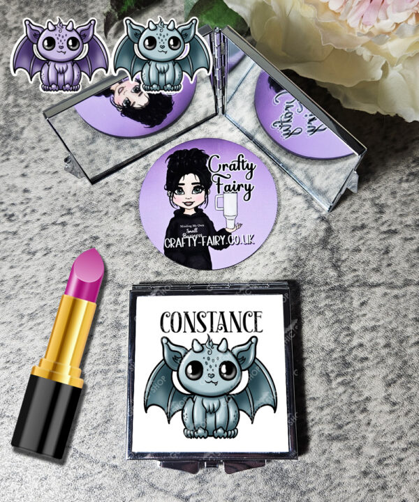 18554 personalised kawaii gargoyle gothic mirror 2