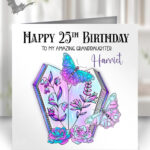 18563 personalised coffin butterflies gothic card 1