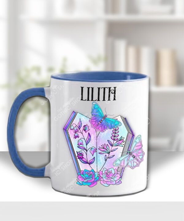 18564 personalised coffin butterflies gothic mug 2