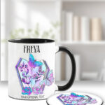 18564 personalised coffin butterflies gothic mug 3