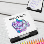 18568 personalised coffin book butterflies gothic memo notes 1