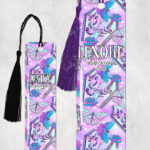 18573 personalised coffin book butterflies gothic bookmark 1