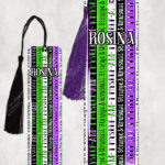 18584 personalised strange unusual gothic bookmark 2