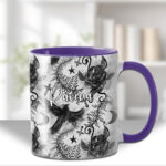 18595 personalised raven roses gothic mug 1