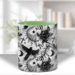 18595 personalised raven roses gothic mug 3