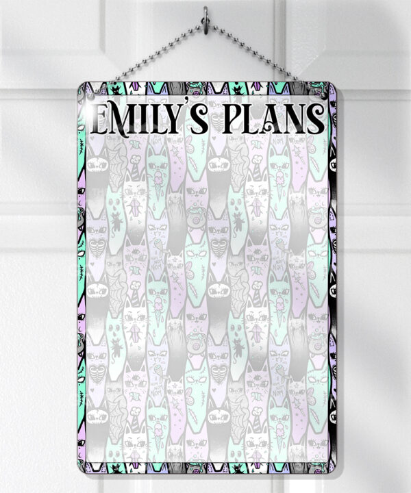 18609 personalised spooky cats gothic planner 1