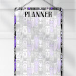 18609 personalised spooky cats gothic planner 2