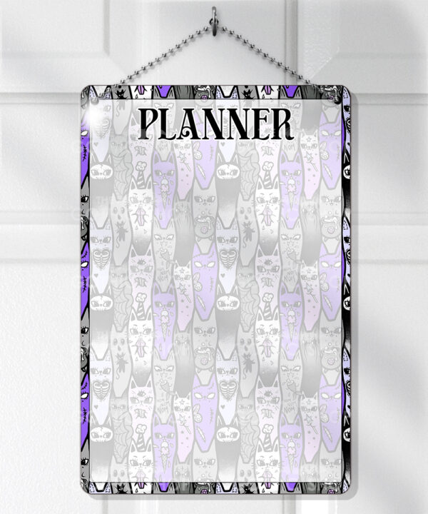 18609 personalised spooky cats gothic planner 2