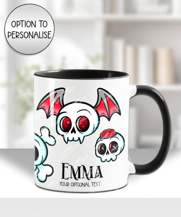 18624 skull cherries gothic mug gift 1