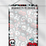 18630 skull cherries gothic planner 1