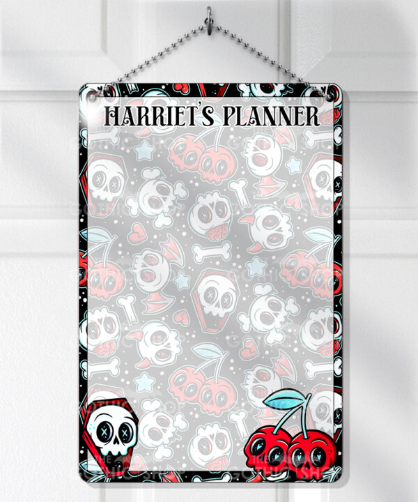 18630 skull cherries gothic planner 1