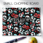 18633 skull cherries gothic chopping board 2