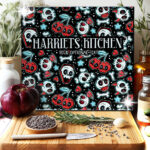 18633 skull cherries gothic chopping board 3