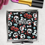 18636 skull cherries gothic mirror 1