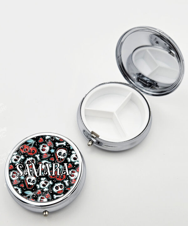 18637 skull cherries gothic pill box 1