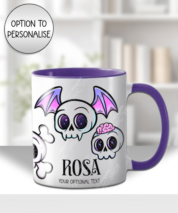 18640 skull cherries gothic mug gift 2