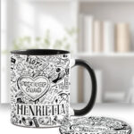 18654 personalised gothic emo mug coaster 3