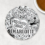 18655 personalised gothic emo coaster 1