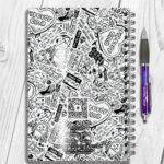 18658 personalised gothic emo a5 notebook 2