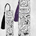 18660 personalised gothic emo bookmark 1