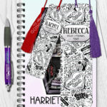 18660 personalised gothic emo bookmark 2