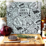 18663 personalised gothic emo chopping board 1