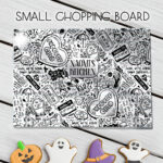 18663 personalised gothic emo chopping board 2