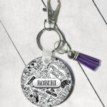 18665 personalised gothic emo keyring 1