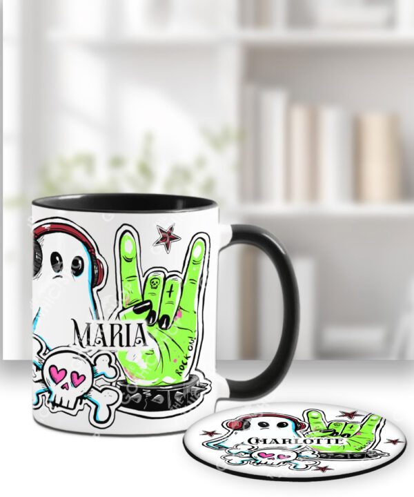 18669 personalised rock on emo mug 4