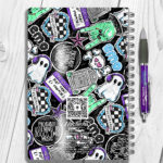 18672 personalised rock on emo notebook 2