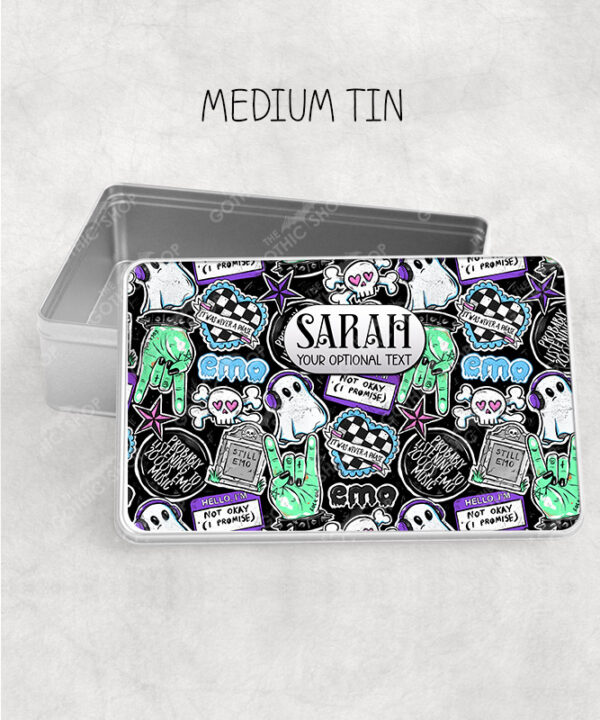 18673 personalised rock on emo storage tin 2