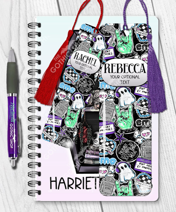 18674 personalised rock on emo bookmark 2