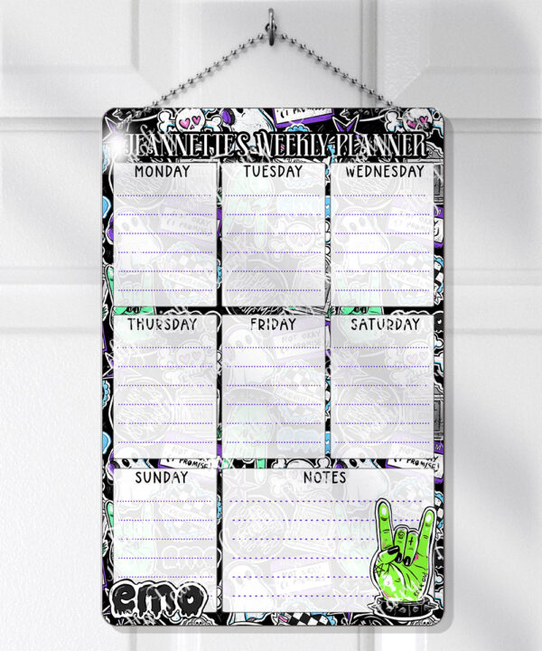 18676 personalised rock on emo planner 1