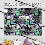 18677 personalised rock on emo chopping board 3