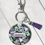 18679 personalised rock on emo keyring 1