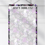 gothic romance book lover reader planner whiteboard metal sign with option to personalise