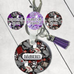 18688 personalised gothic romance reader keyring 1